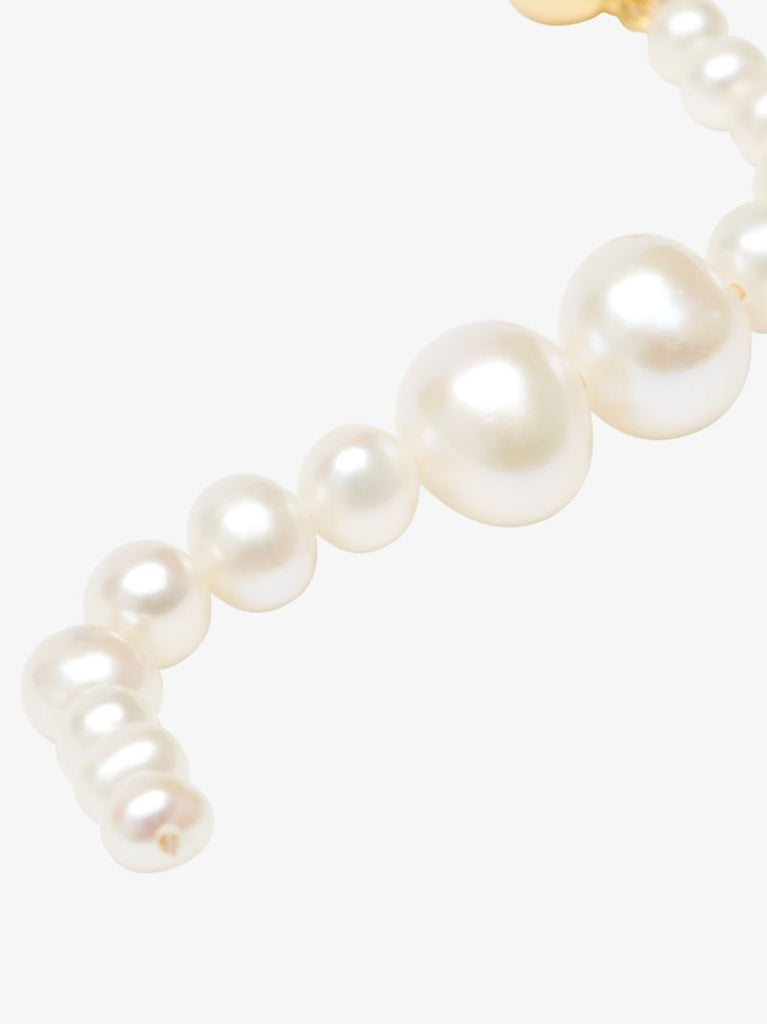 White Netta Pearl Earring