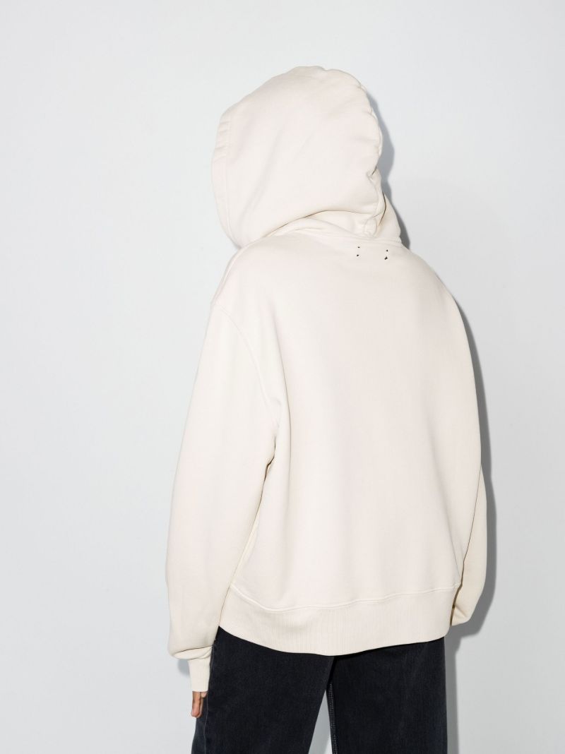 Neutral Logo Cotton Hoodie