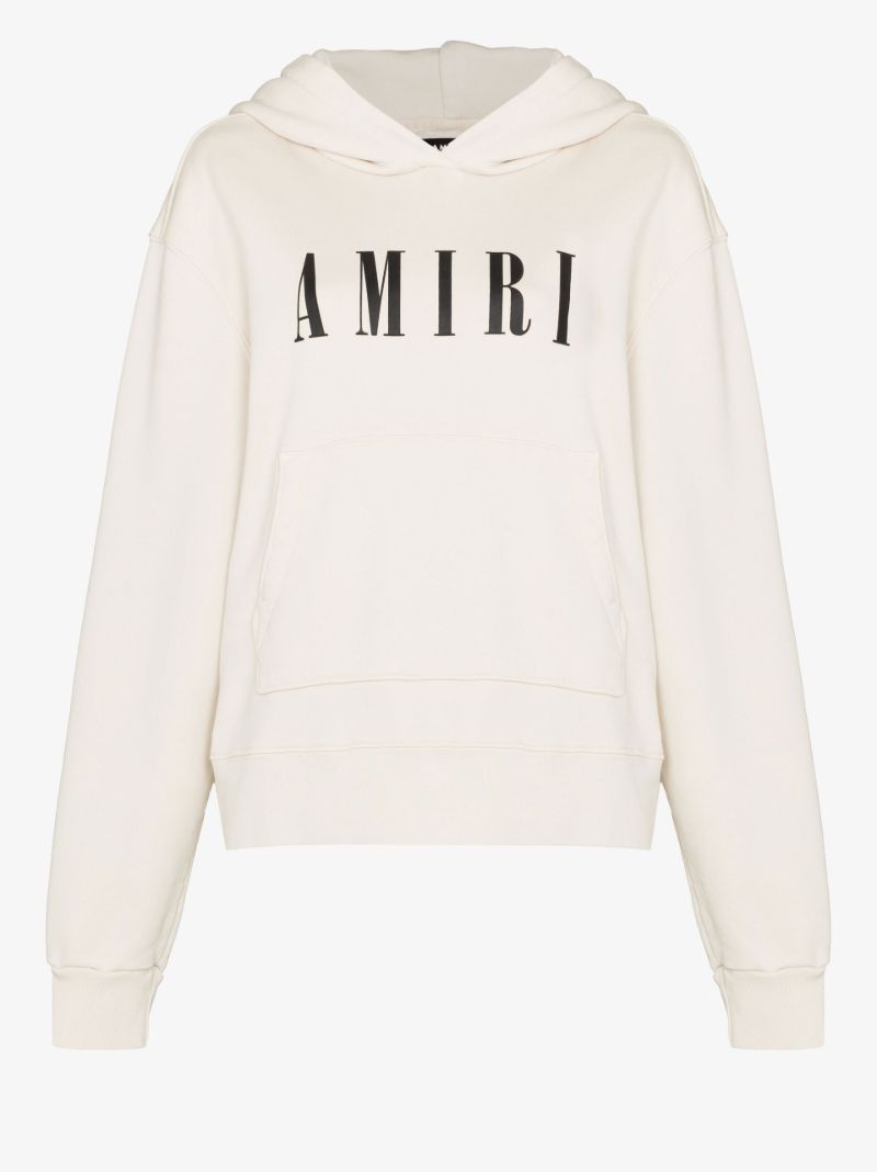 Neutral Logo Cotton Hoodie