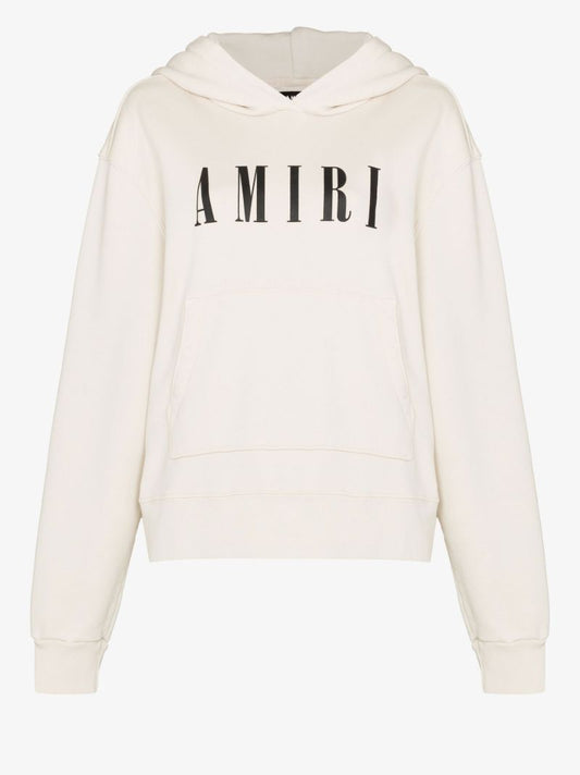 Neutral Logo Cotton Hoodie