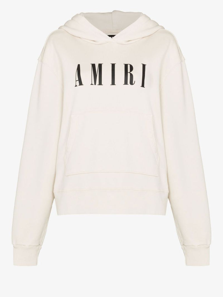 Neutral Logo Cotton Hoodie