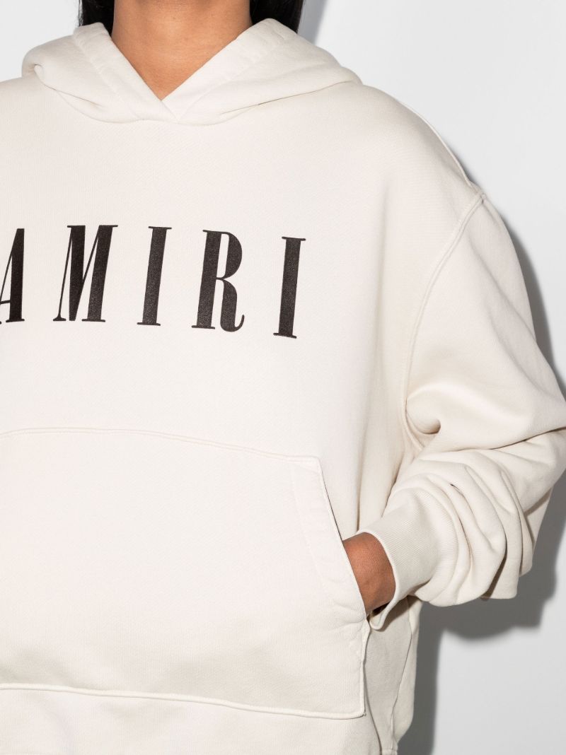 Neutral Logo Cotton Hoodie