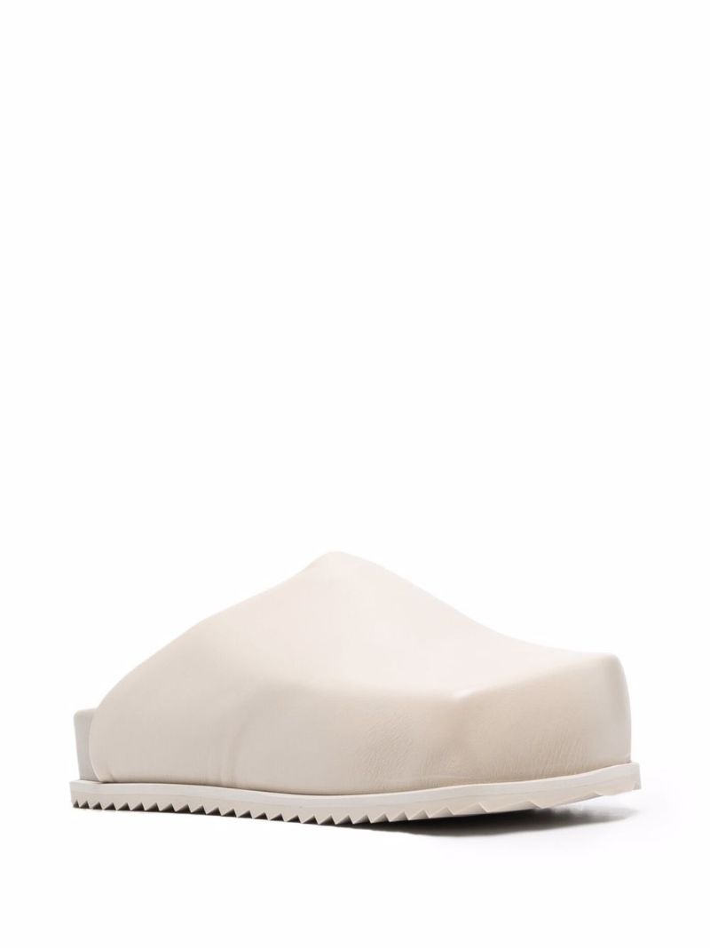 Neutral Truck Faux Leather Slides