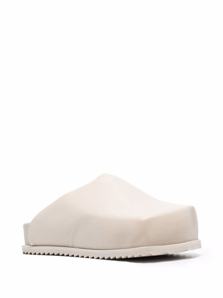 Neutral Truck Faux Leather Slides