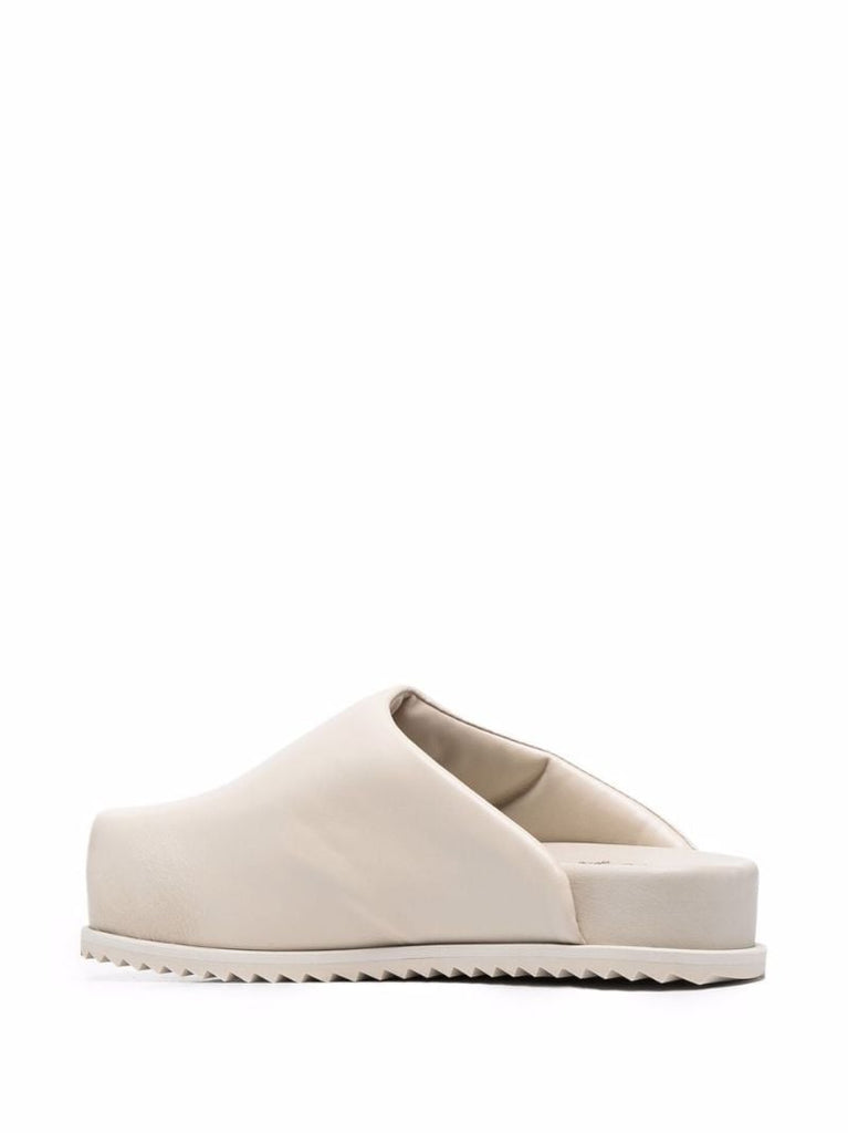 Neutral Truck Faux Leather Slides