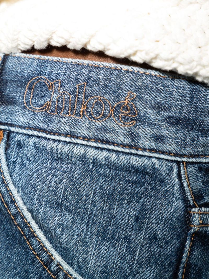 Blue Kadovar High-rise Cotton Denim Shorts