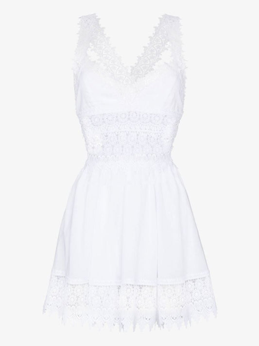 Marilyn Lace Trim Mini Dress