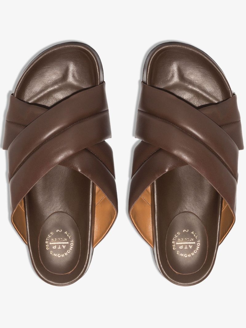 Brown Airali Leather Sandals