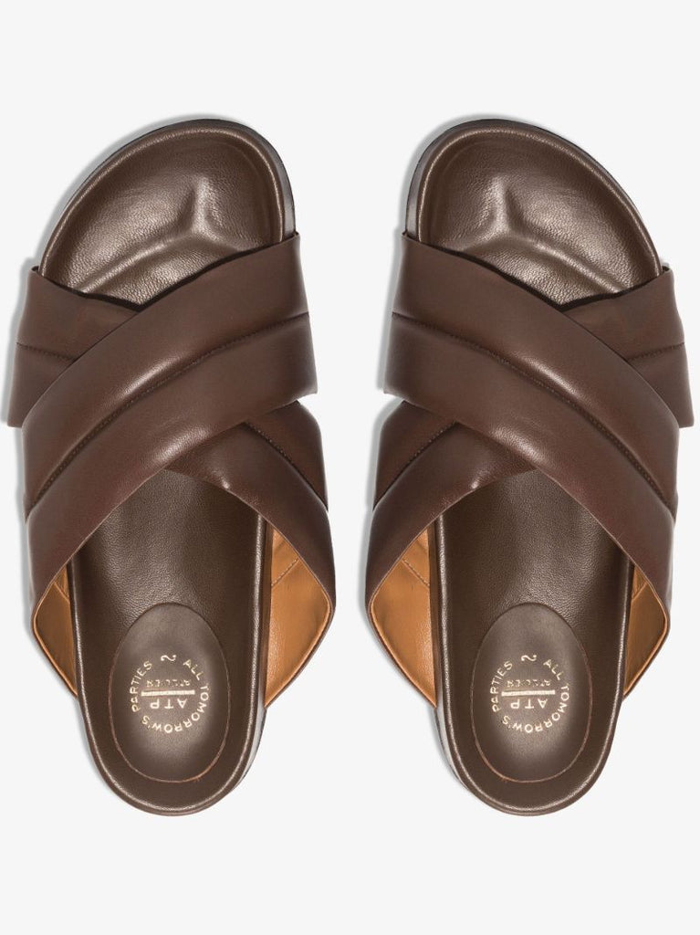 Brown Airali Leather Sandals