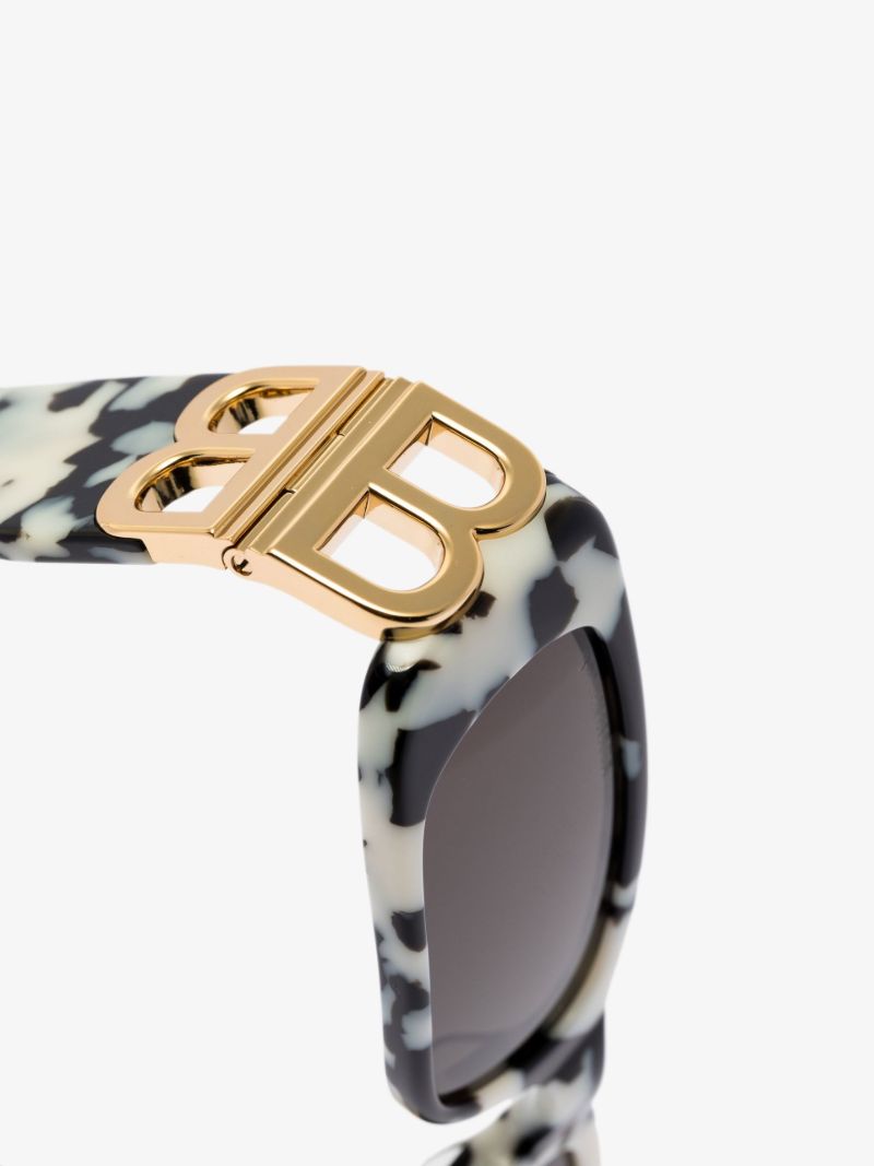 Grey Dynasty Havana Rectangular Sunglasses