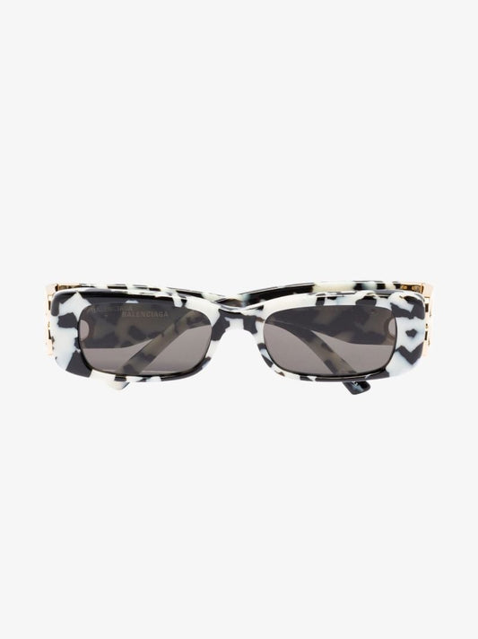 Grey Dynasty Havana Rectangular Sunglasses
