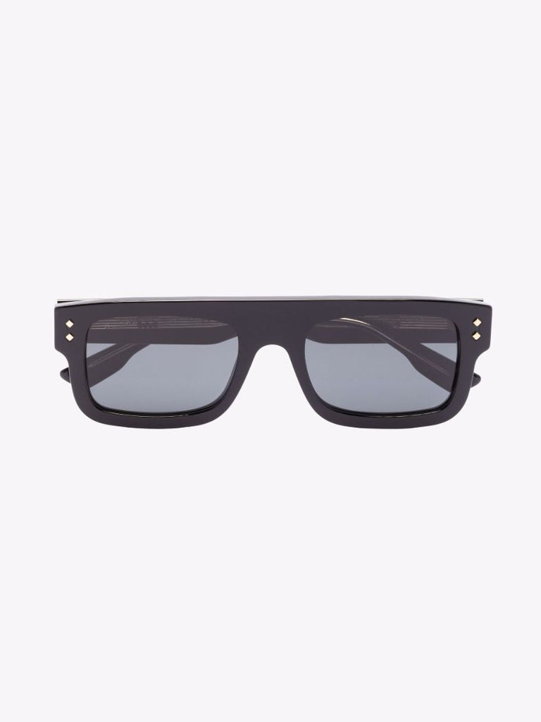 Black Rectangular Frame Sunglasses