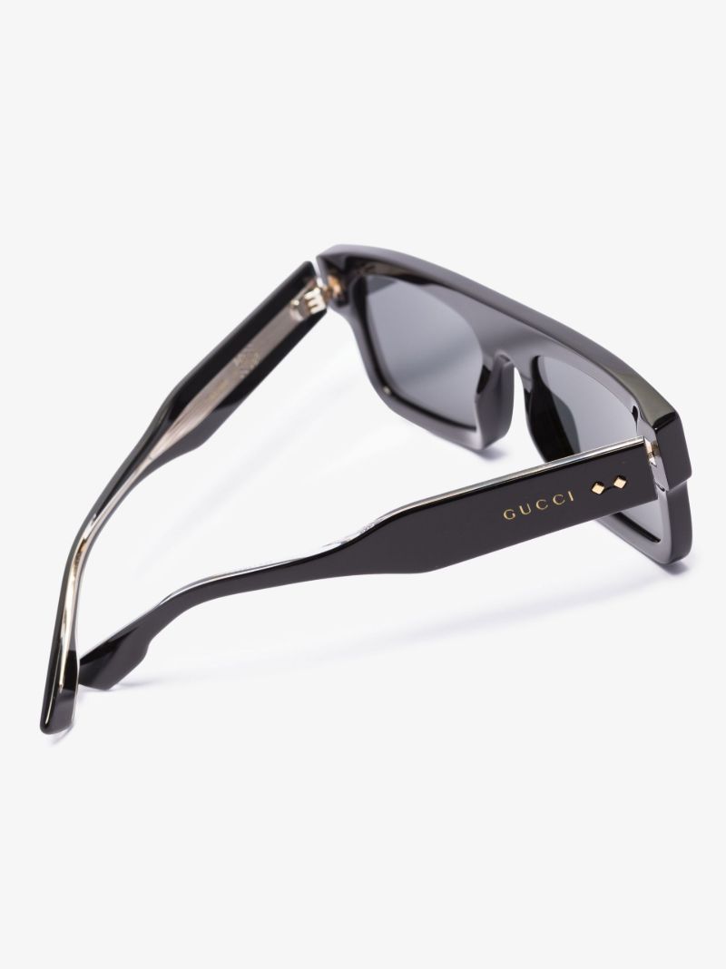 Black Rectangular Frame Sunglasses
