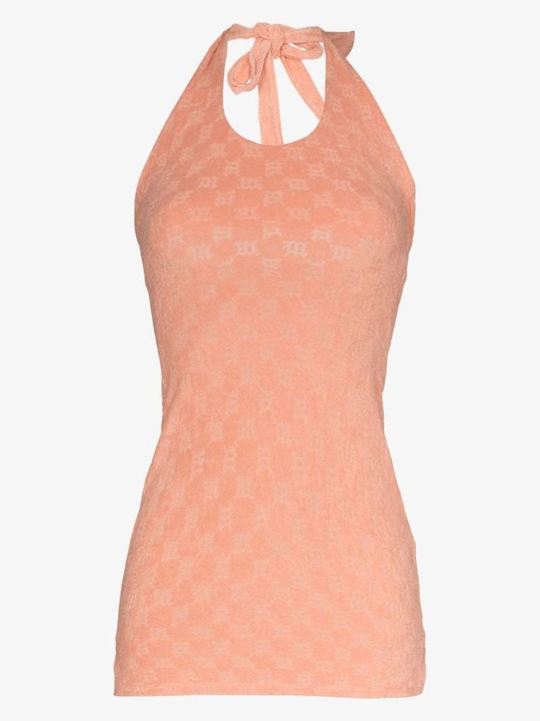 Monogram Print Mini Dress