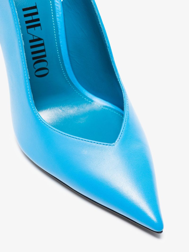 Blue Venus 105 Leather Pumps