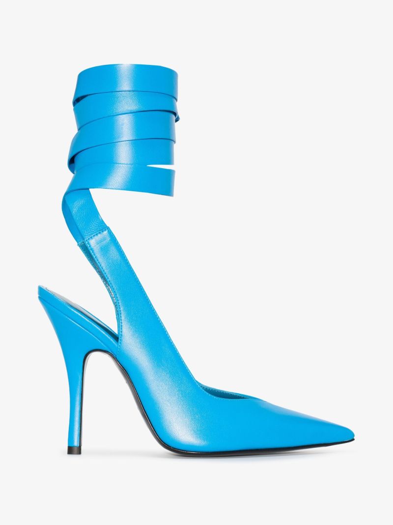 Blue Venus 105 Leather Pumps