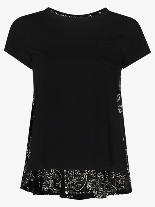 Bandana Panel Cotton T-shirt