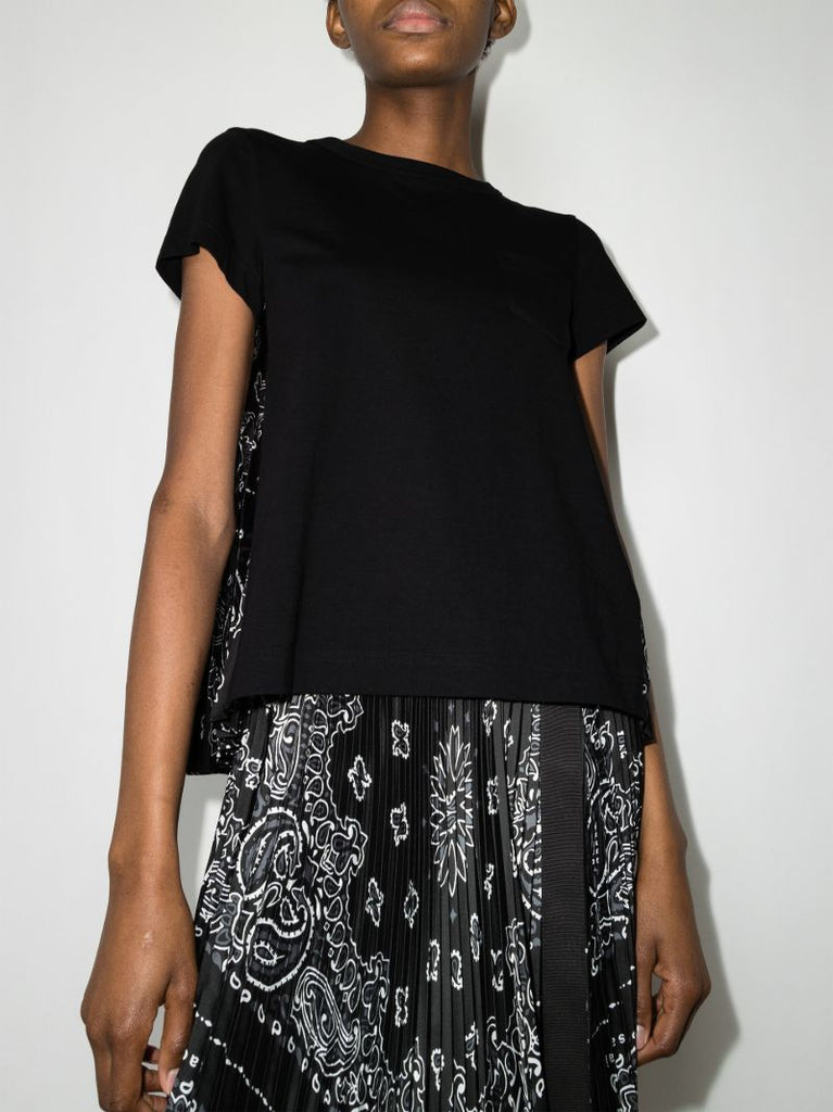 Bandana Panel Cotton T-shirt