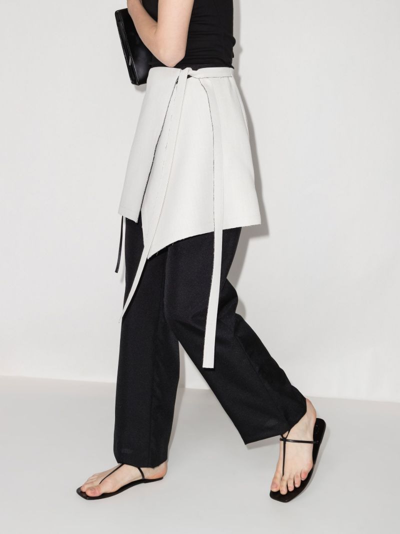 Black Alessandria Leather Sandals