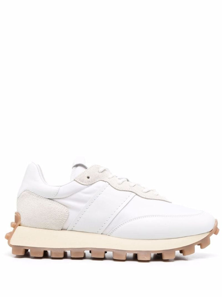 White 1t Leather Sneakers