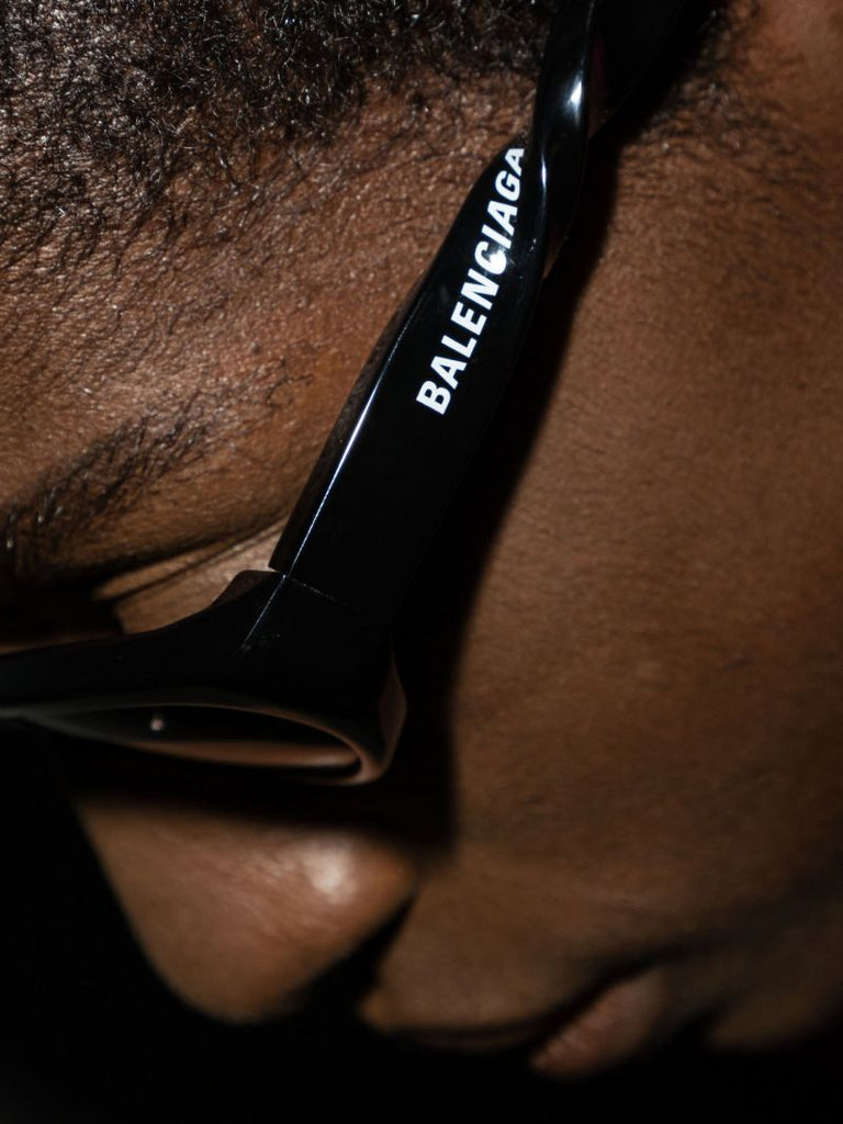 Black Twist Cat Eye Sunglasses