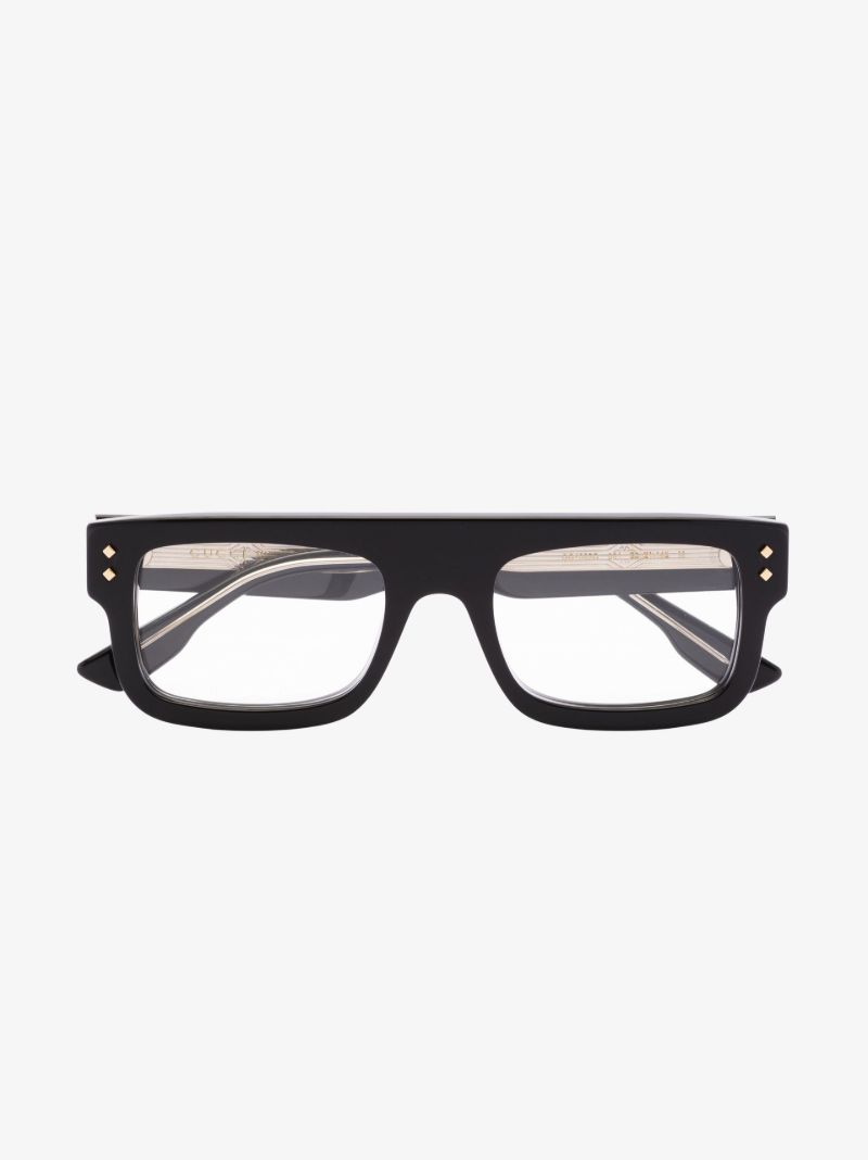 Black Rectangle Optical Glasses