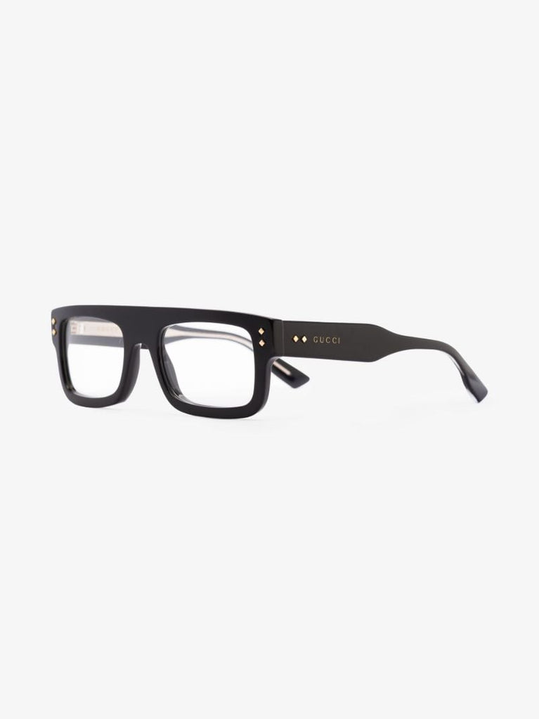 Black Rectangle Optical Glasses
