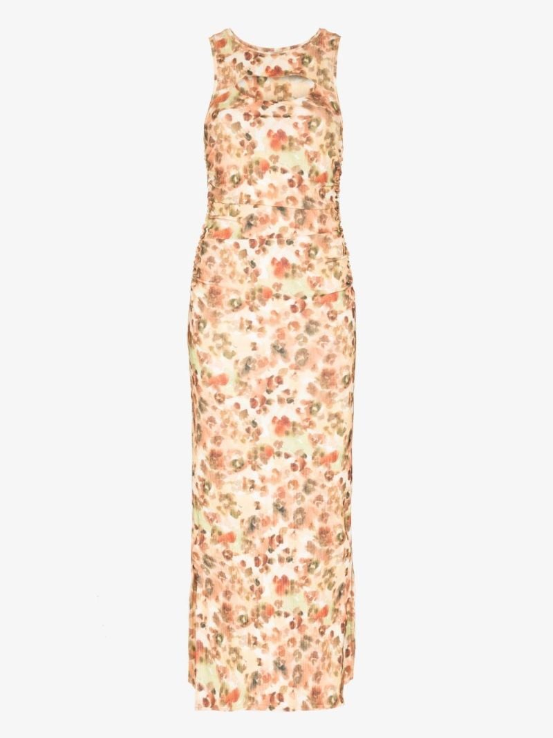 Rilo Animal Print Midi Dress