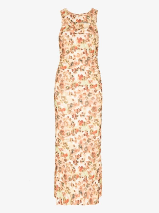 Rilo Animal Print Midi Dress