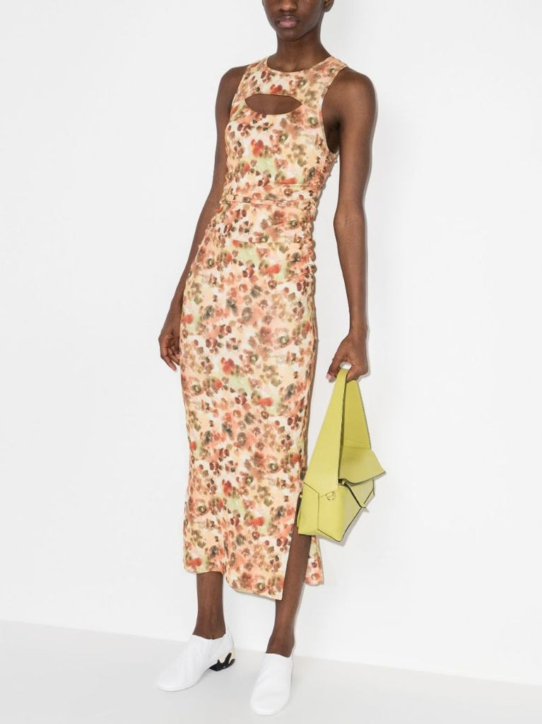 Rilo Animal Print Midi Dress