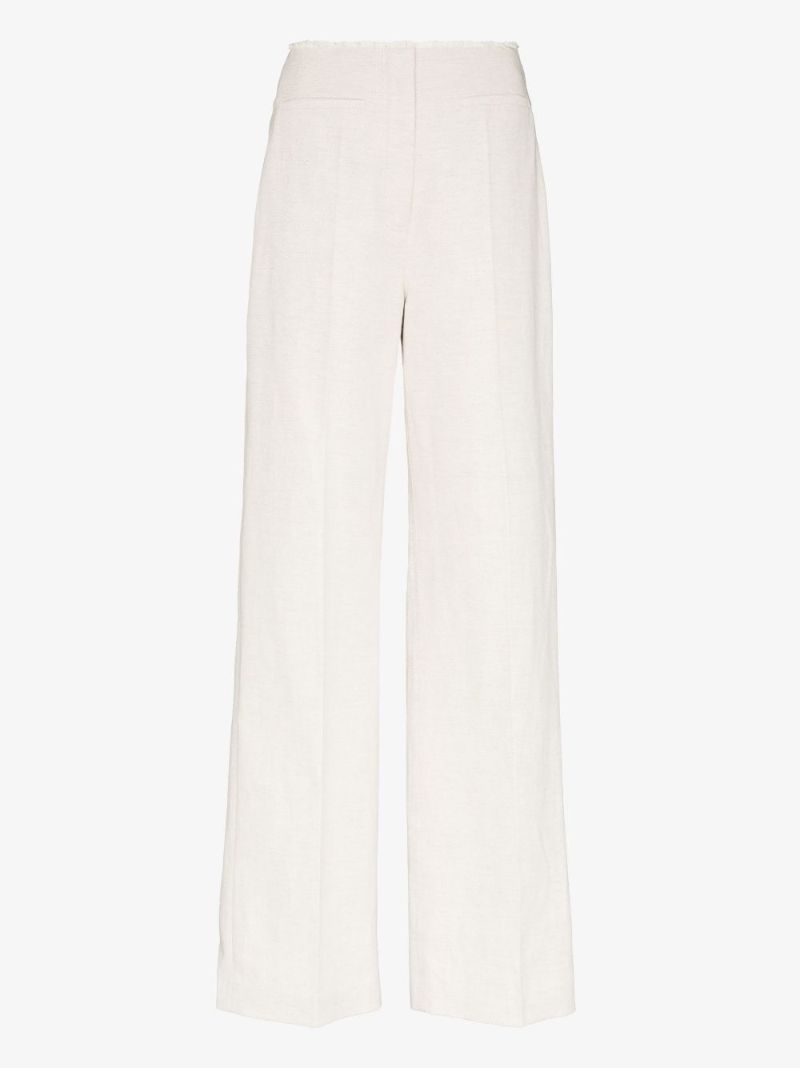 Alette Frayed Straight Leg Jeans