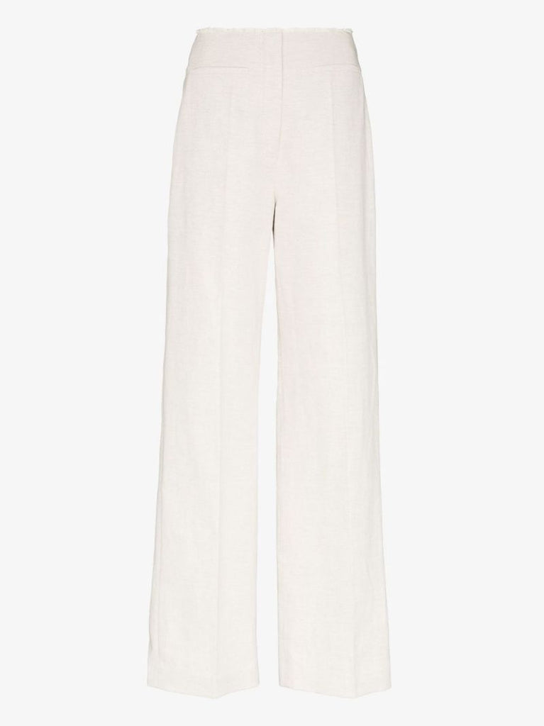 Alette Frayed Straight Leg Jeans