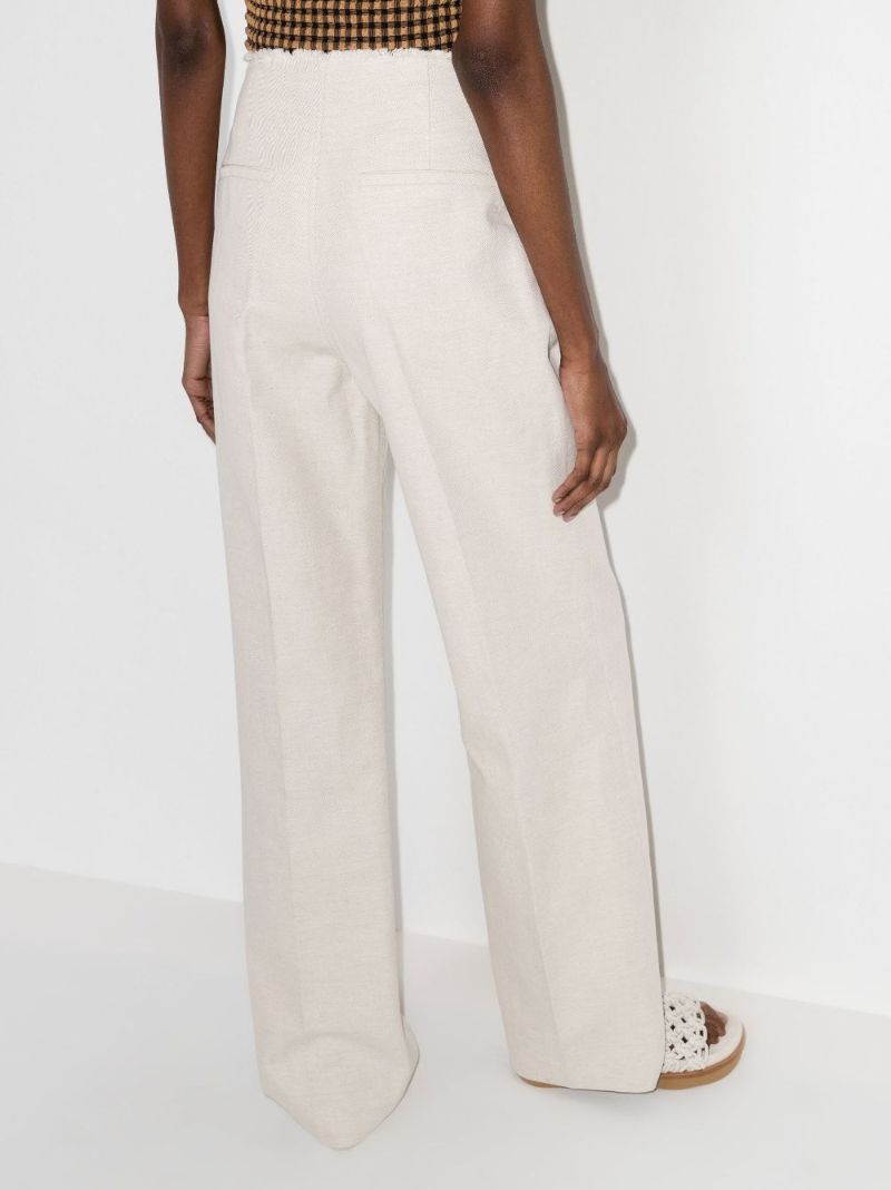Alette Frayed Straight Leg Jeans