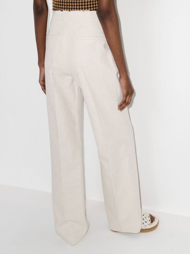Alette Frayed Straight Leg Jeans