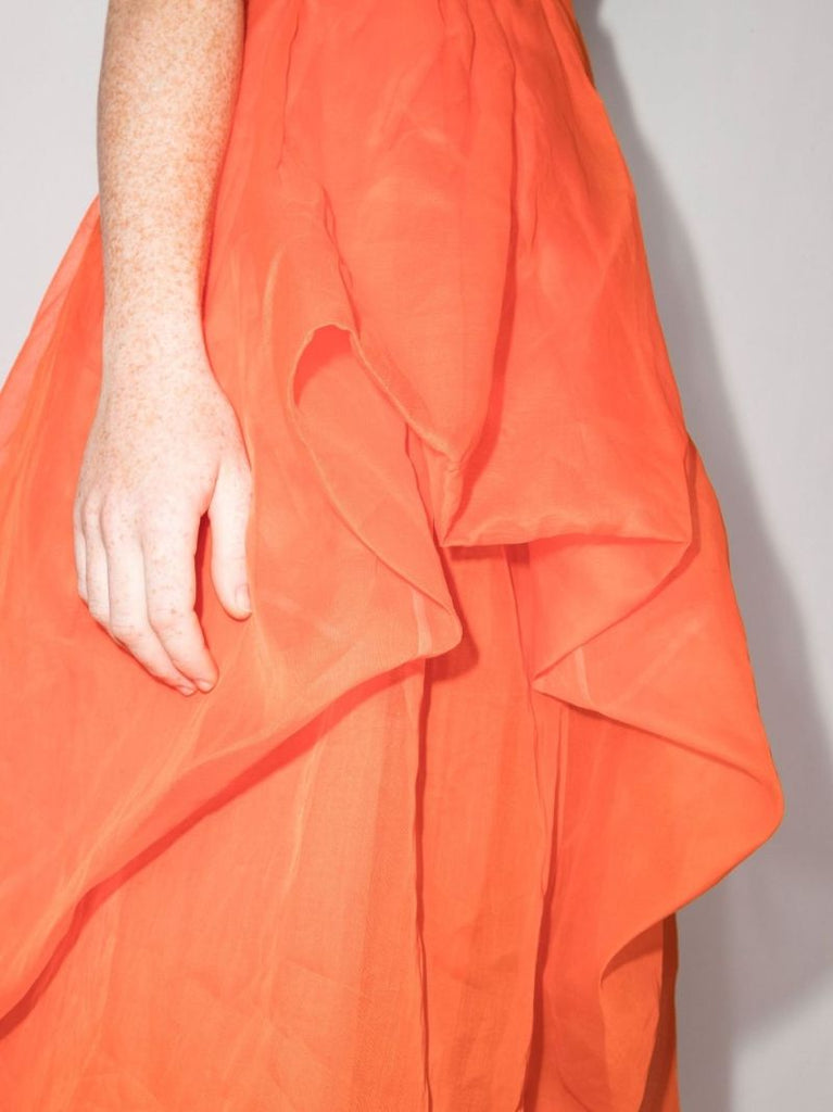 Fang Open Back Midi Dress