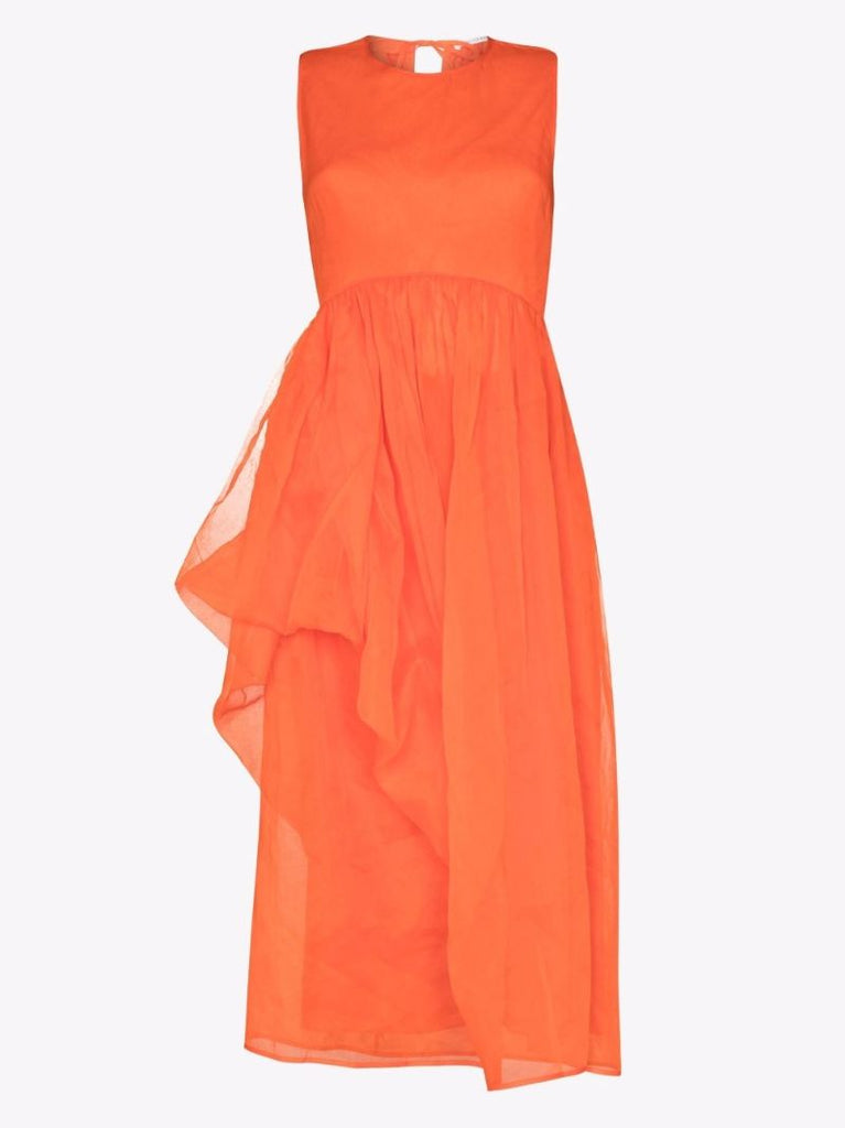 Fang Open Back Midi Dress
