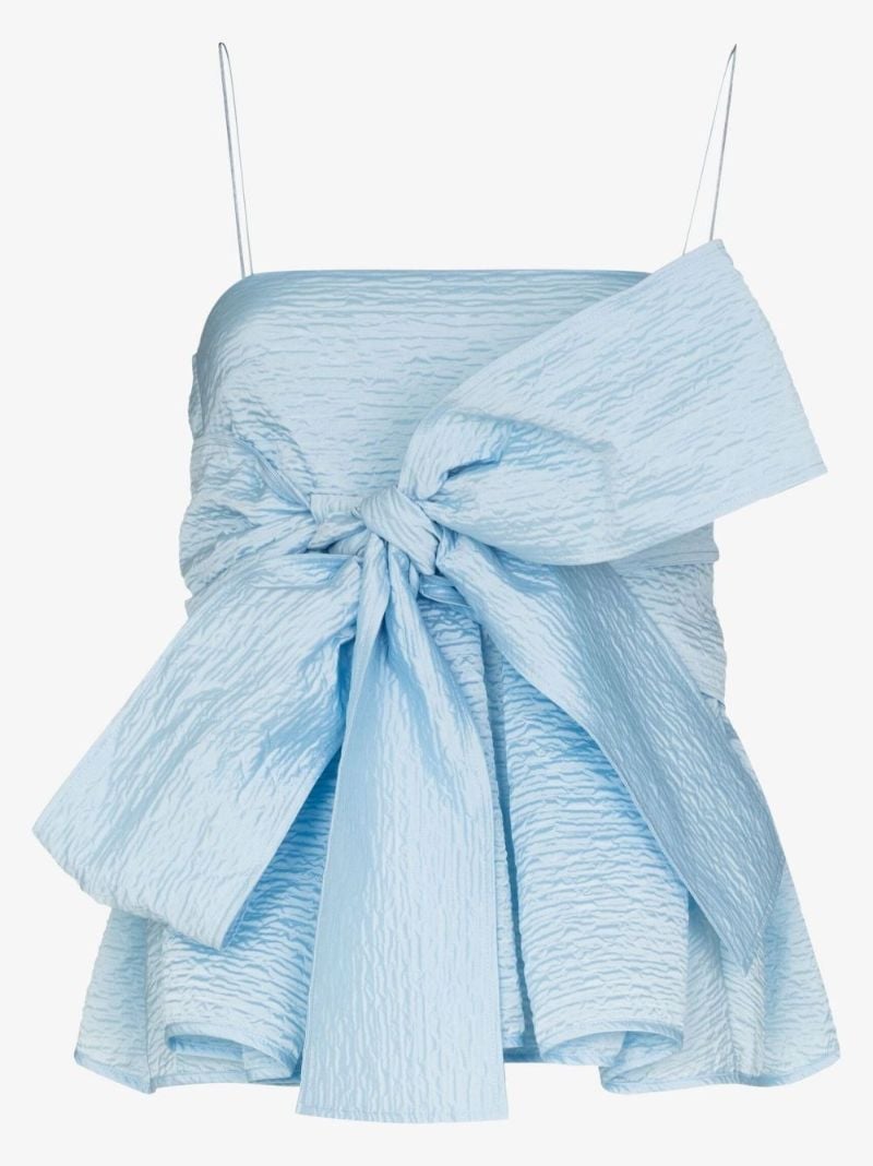 Blue James Bandeau Wrap Top
