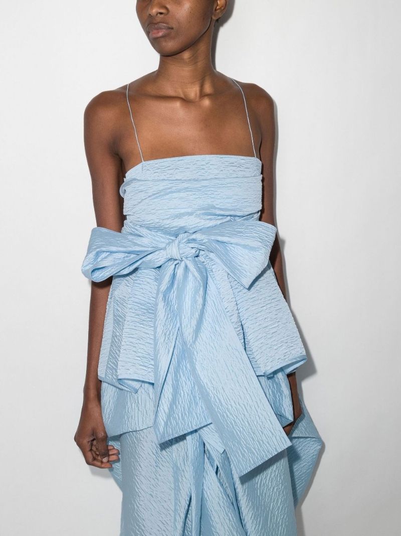 Blue James Bandeau Wrap Top