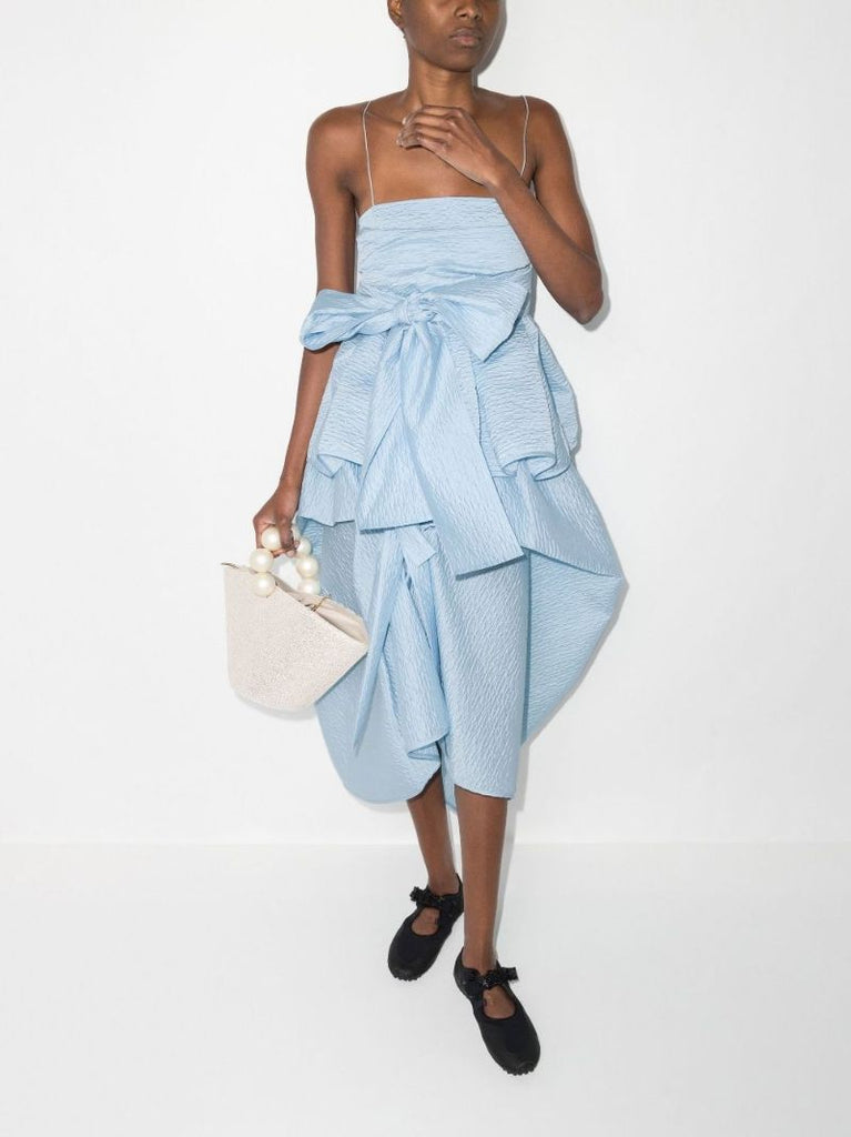 Blue James Bandeau Wrap Top