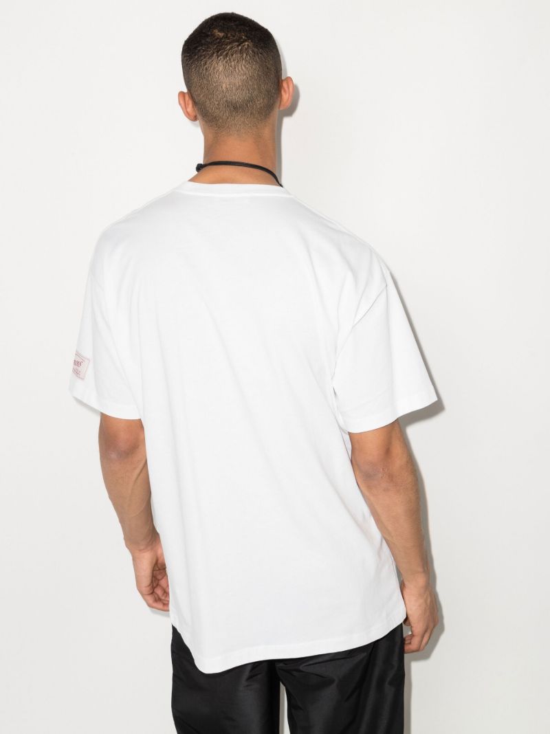 Techno Piercer Print Cotton T-shirt
