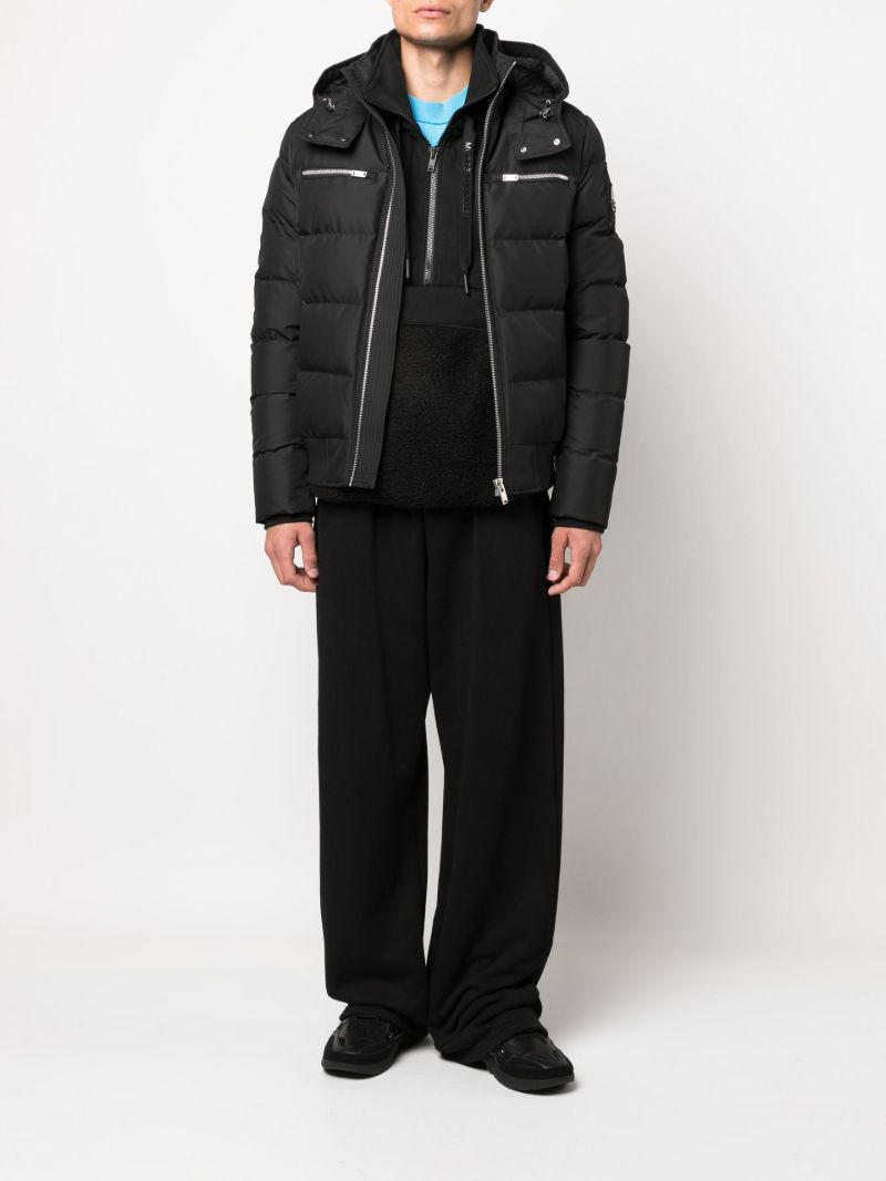 Black Boreum Padded Bomber Jacket
