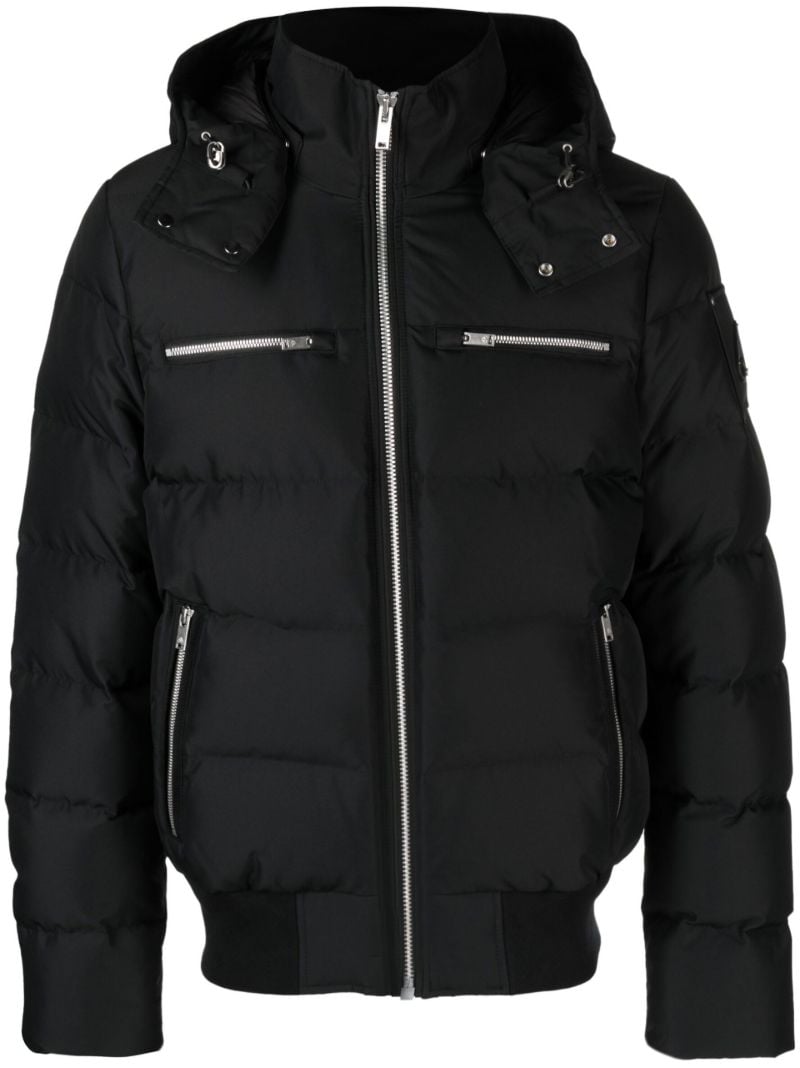 Black Boreum Padded Bomber Jacket