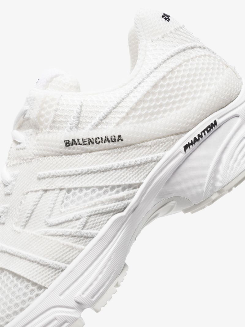 White Phantom Low Top Sneakers