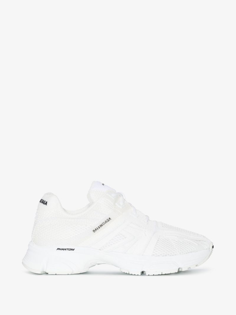 White Phantom Low Top Sneakers