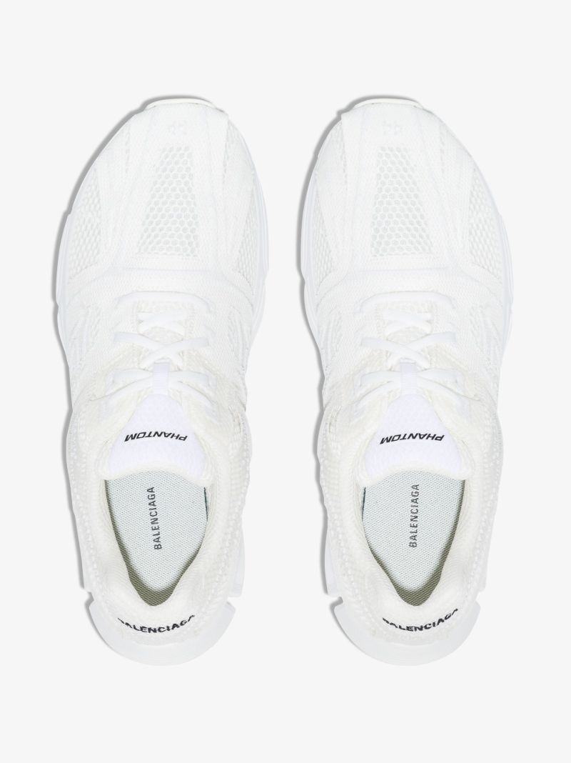 White Phantom Low Top Sneakers