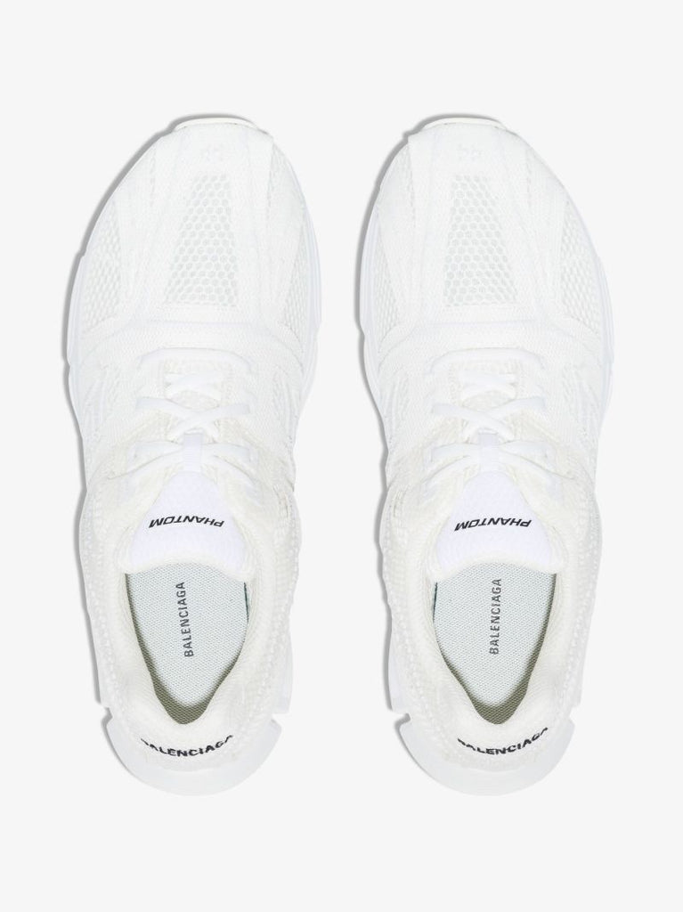 White Phantom Low Top Sneakers