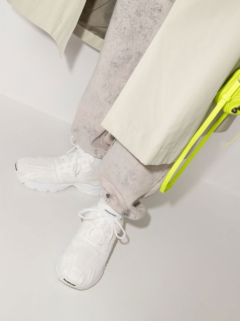 White Phantom Low Top Sneakers
