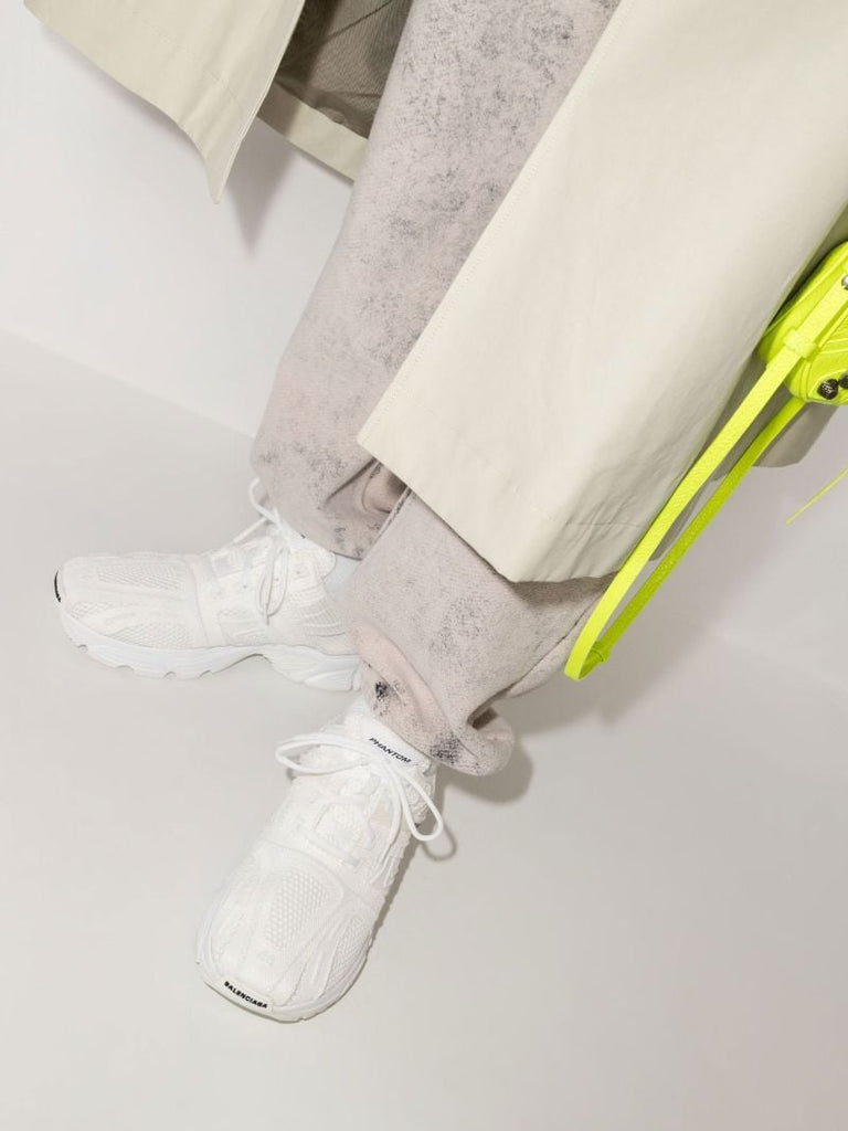 White Phantom Low Top Sneakers