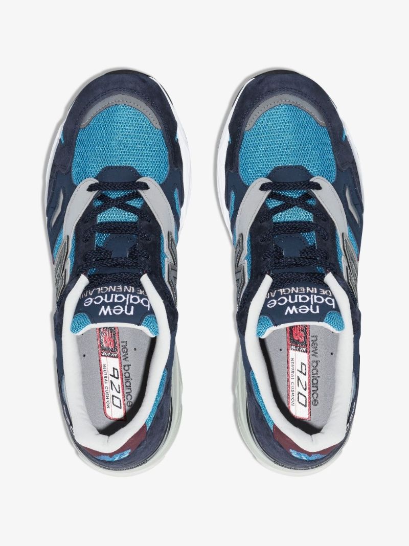 Blue Made in Uk 920 Low Top Sneakers