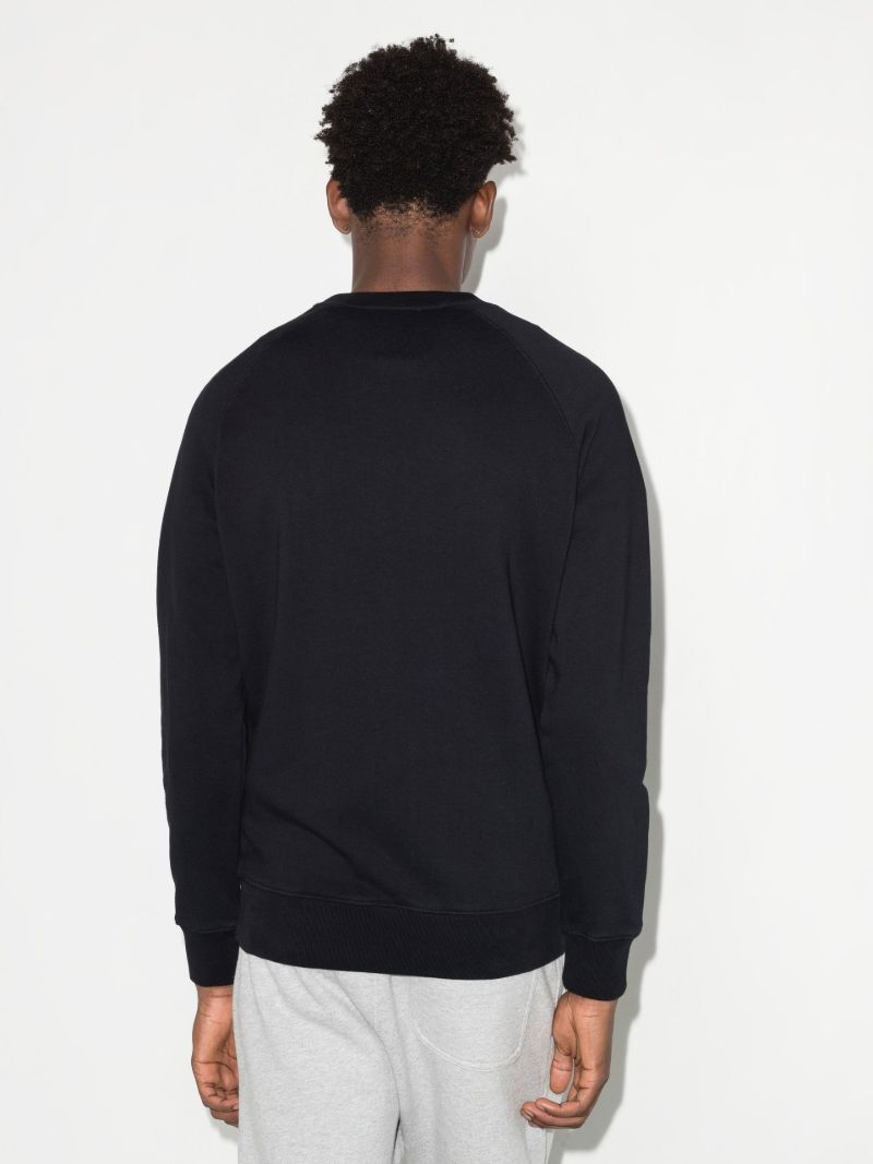 Black Palais Royal Cotton Sweatshirt